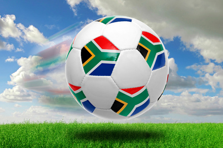 在足球比赛 在足球比赛